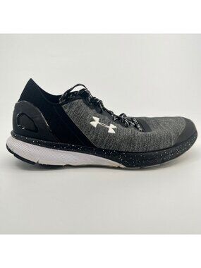 Under Armour Charged Escape Womens Size 12 Gray Black Running Shoes Sneakers